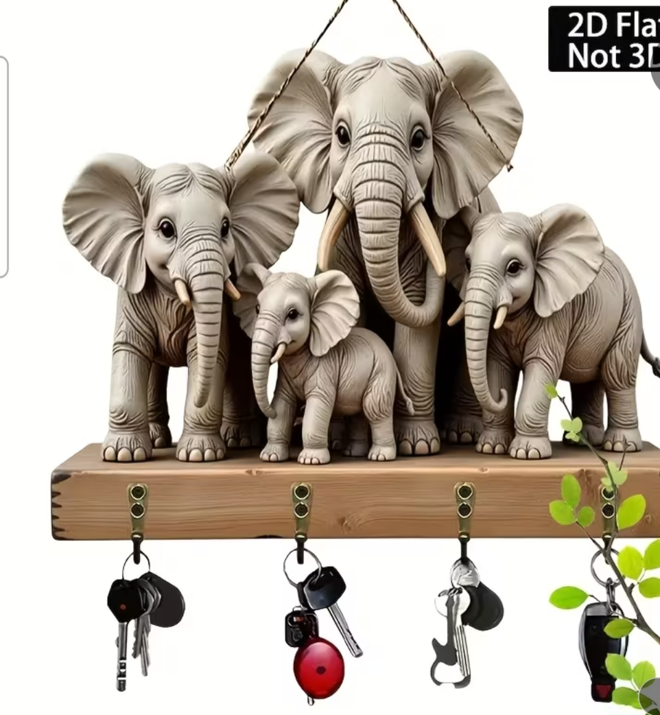 Elephant key holder