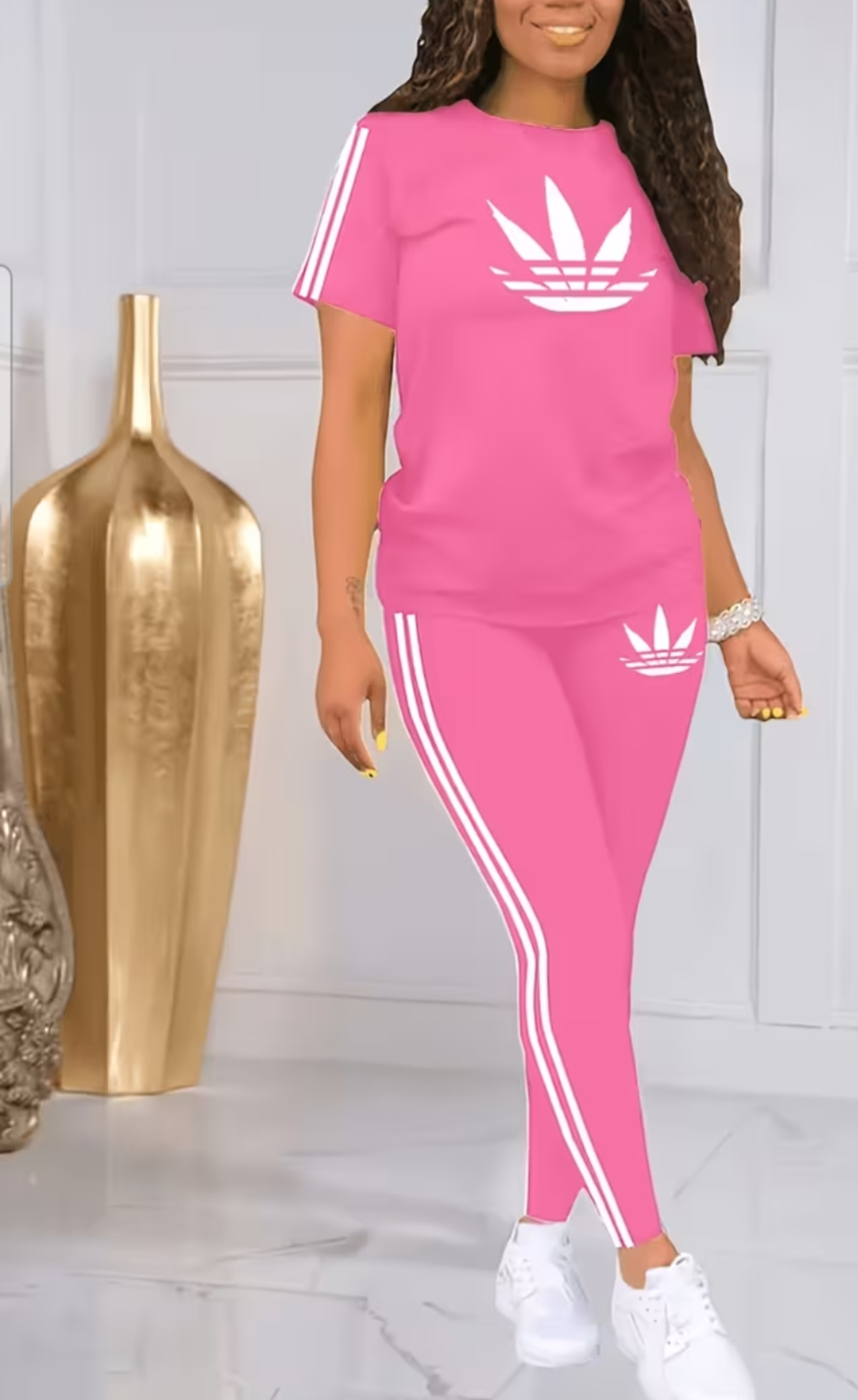 Women's 2pc legging t shirt set