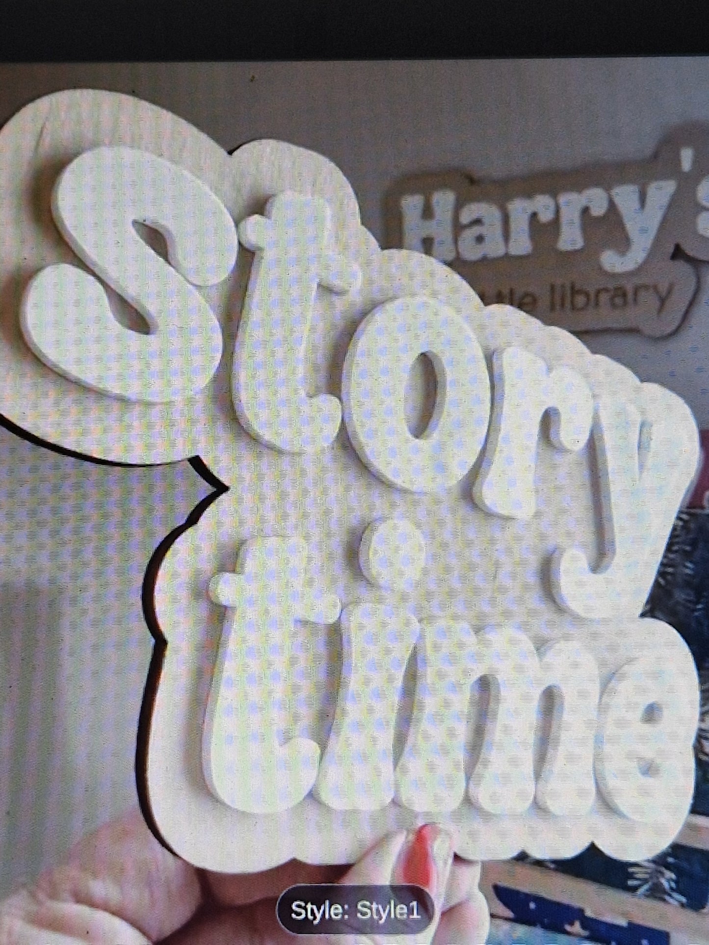 Story time wall decor