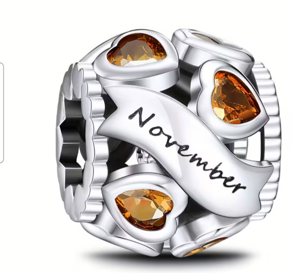 Birth month charms