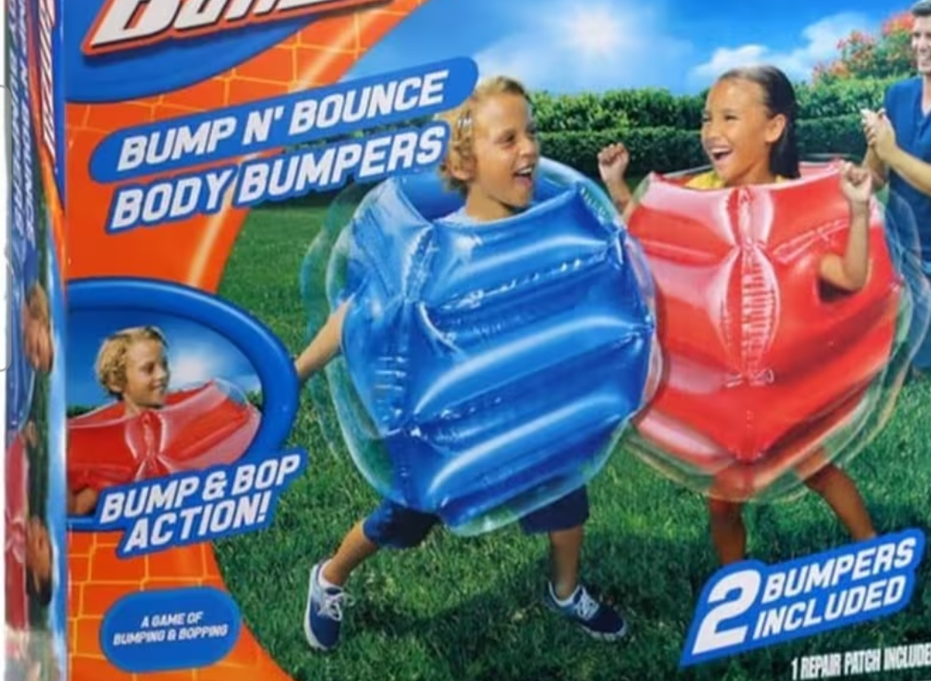 Bump and bounce body bumpers for kids