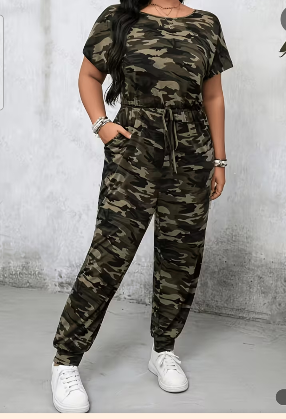 Womens plus size jumpsuit
