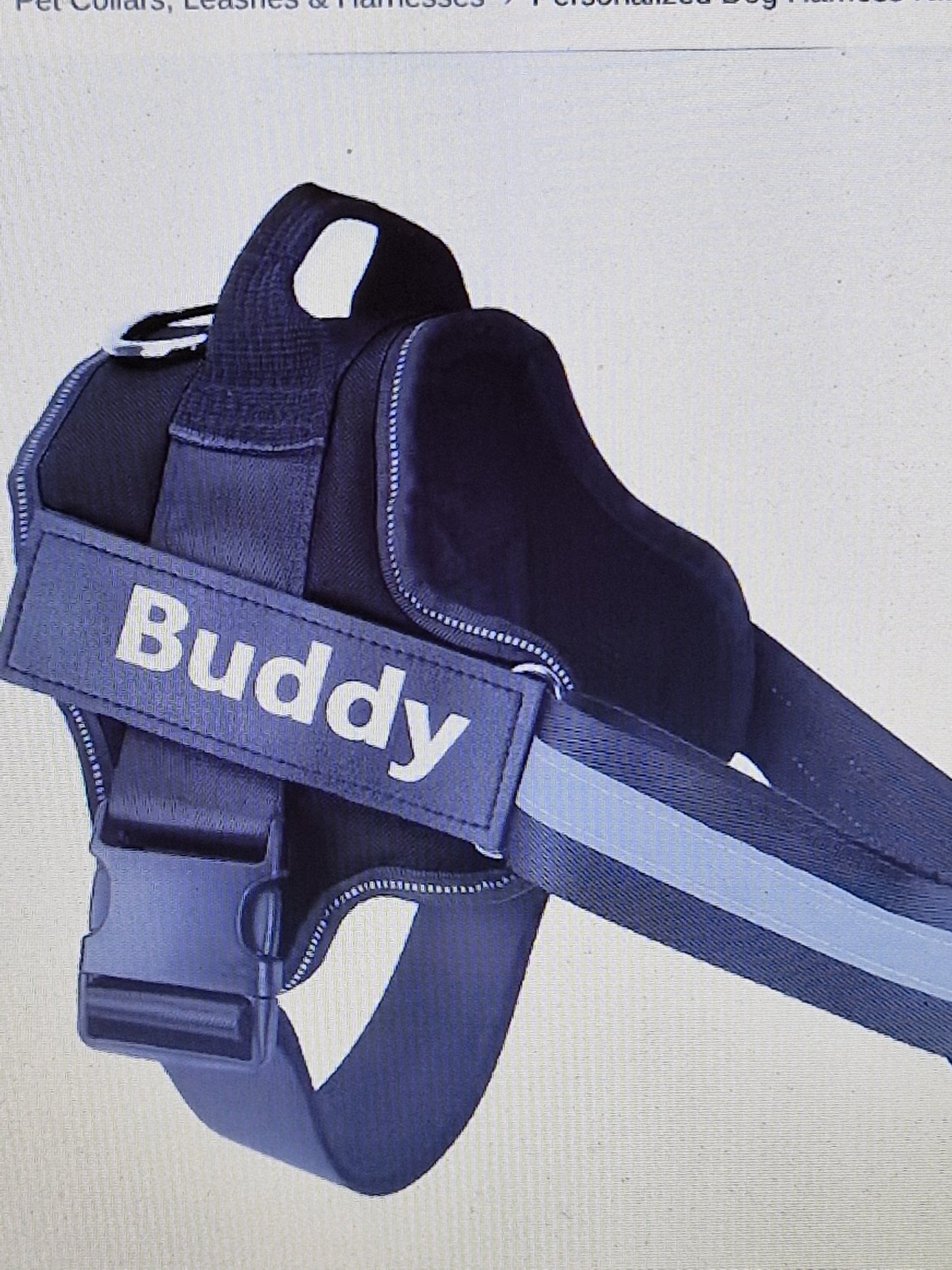 Personalised dog harnesses