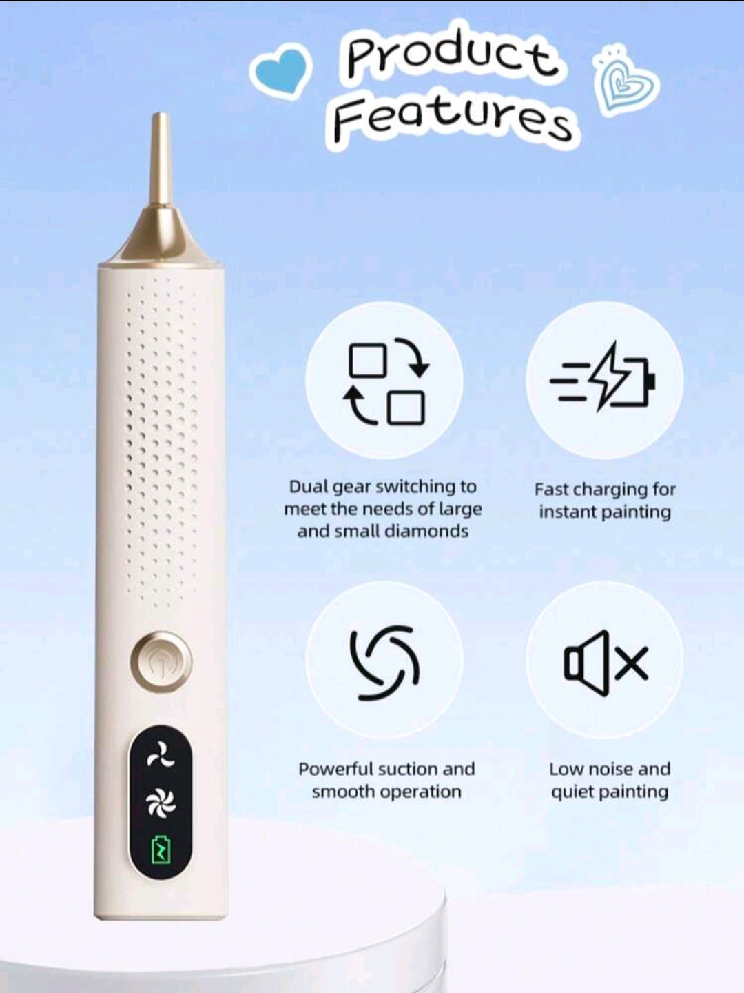 Cordless Diamond Painting Pen