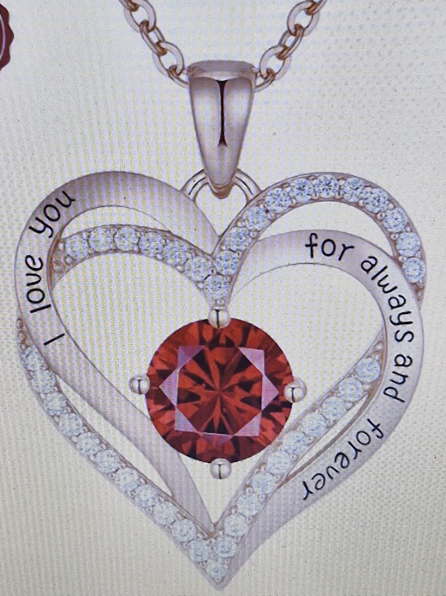 Heart shaped necklace