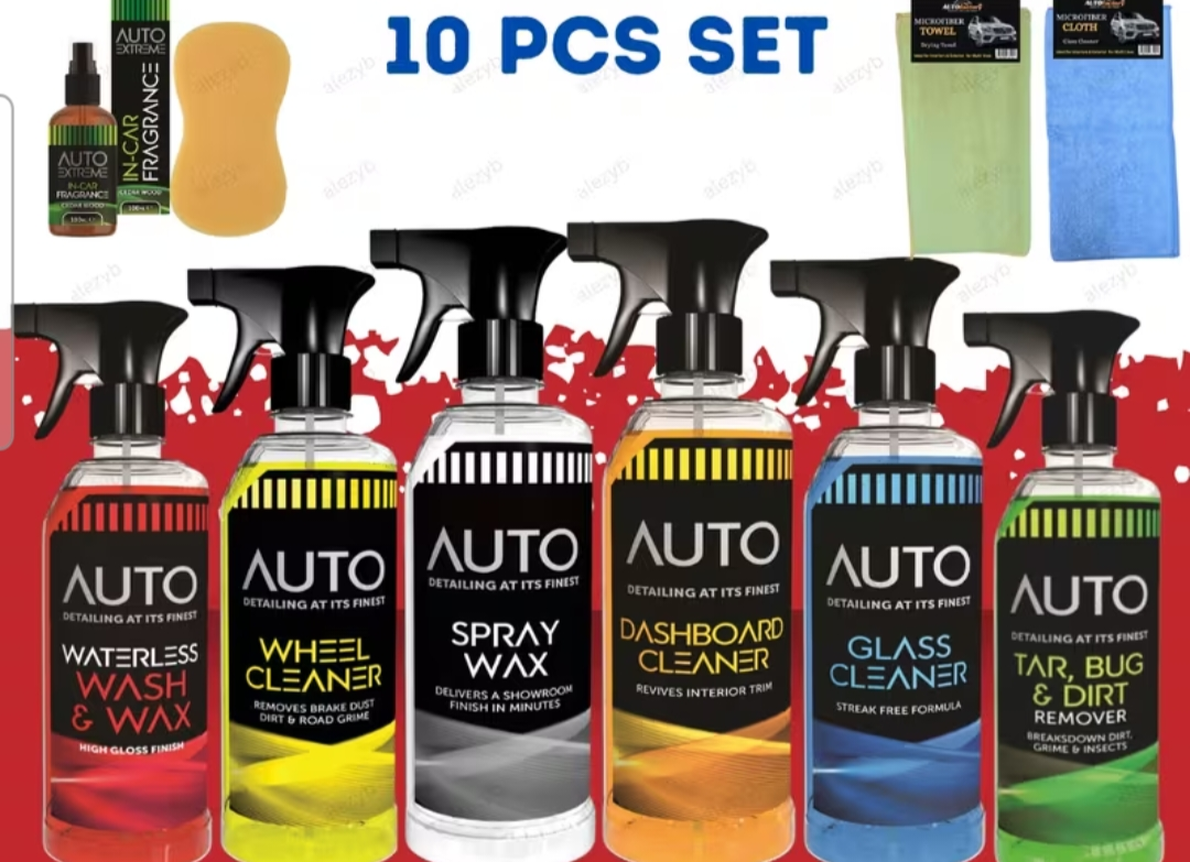 10pc car cleaning kit