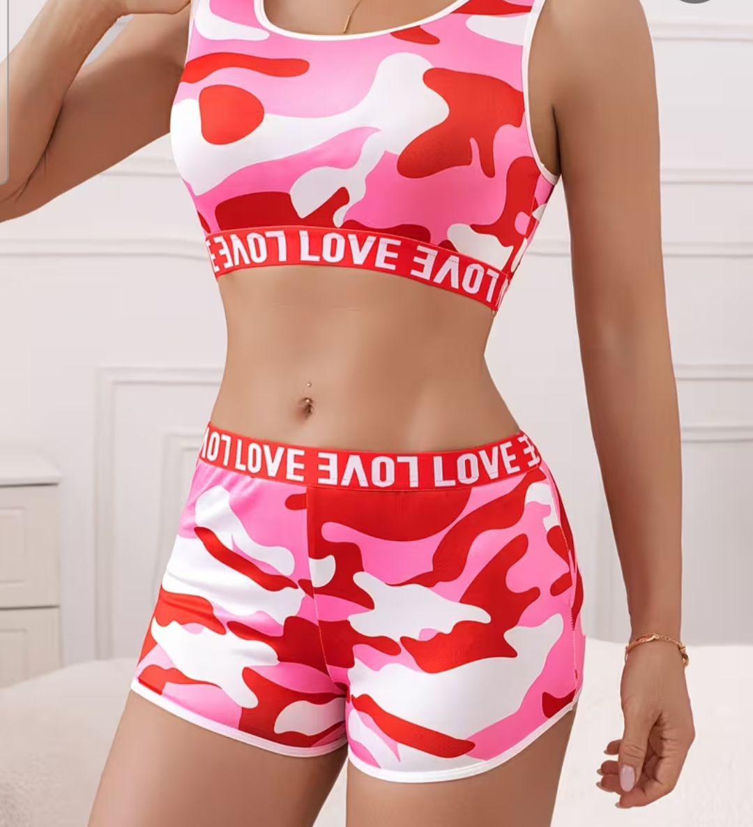 Women's tank top underwear set