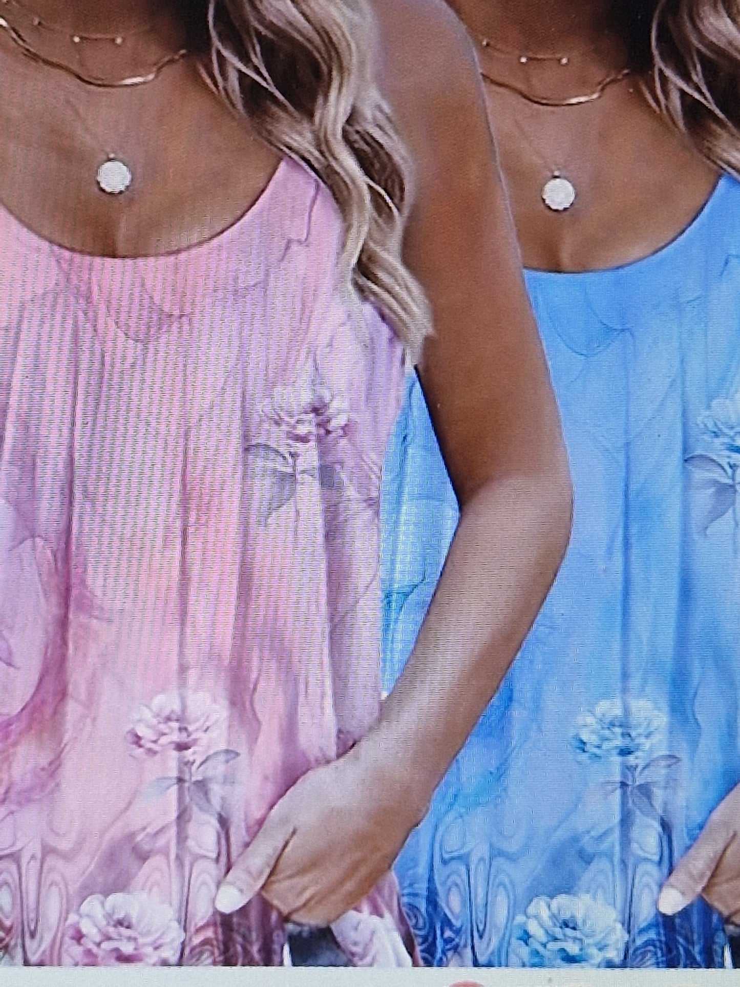 2pcs women's floral tops