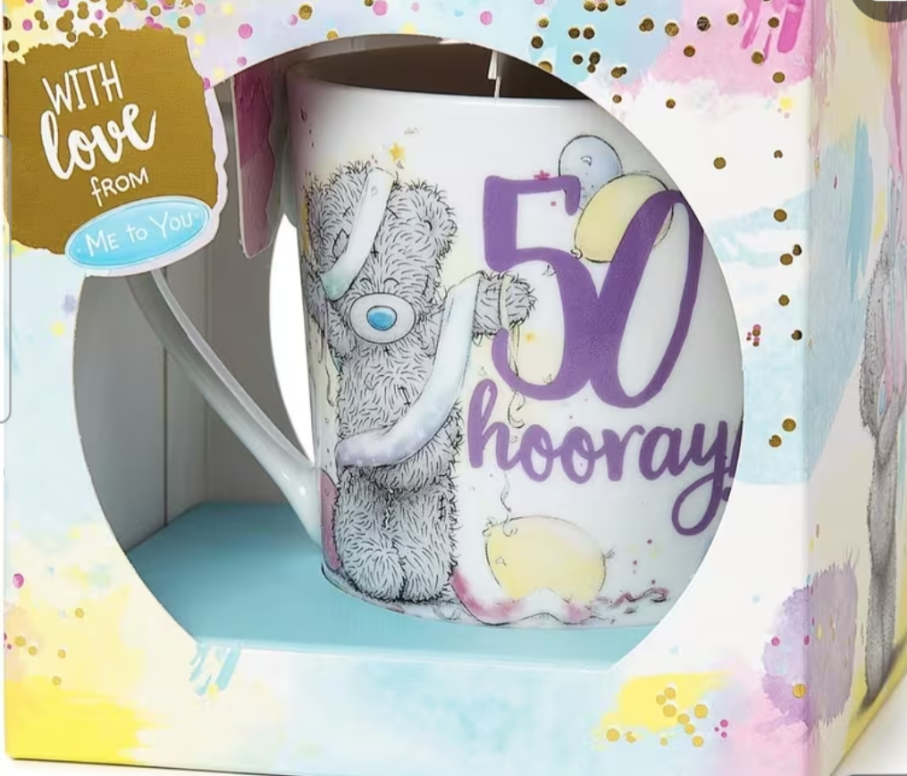 50th birthday mug
