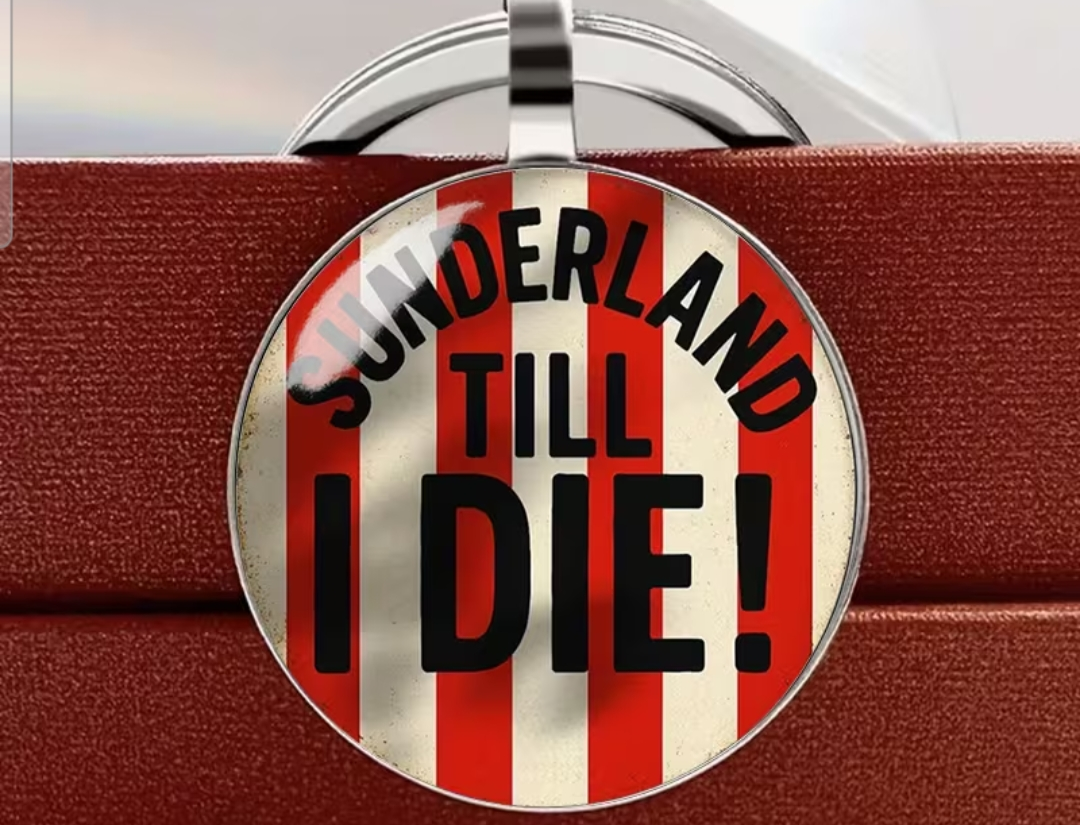 Sunderland till I die keyring