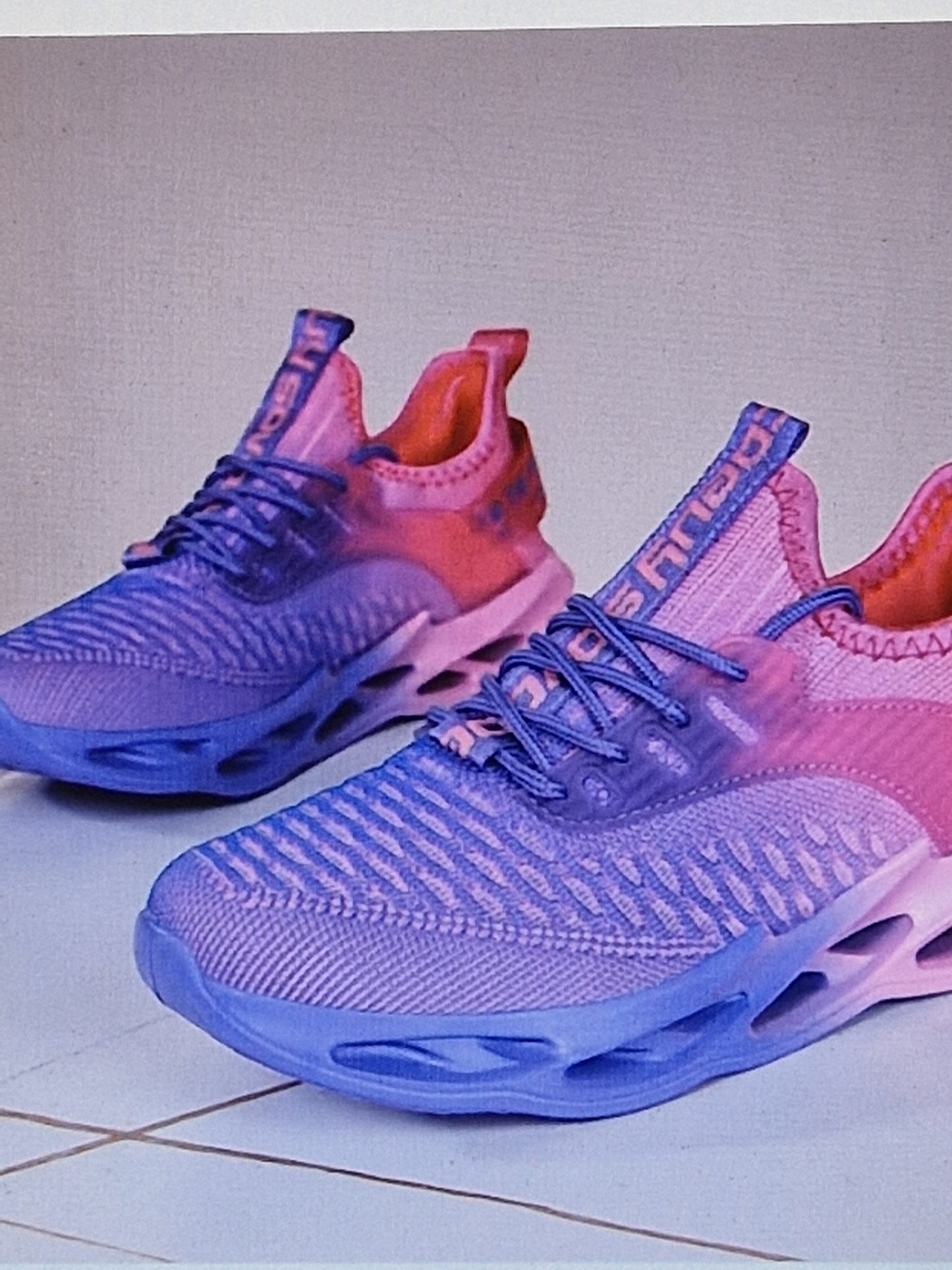 Women's pink purple trainers