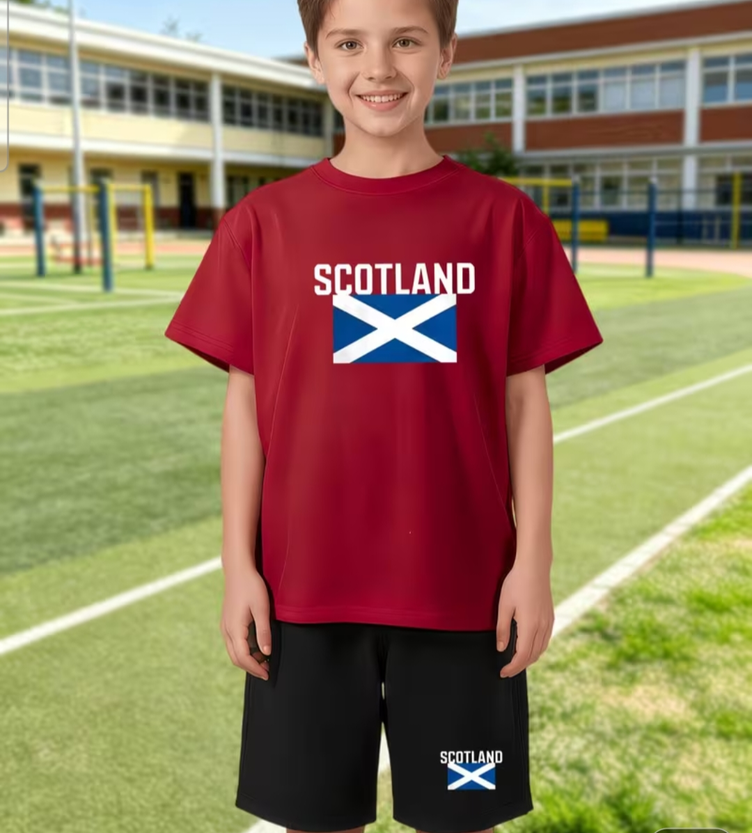 Kids t shirt and short set