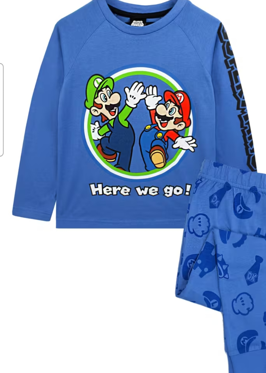 Boys Mario pjs