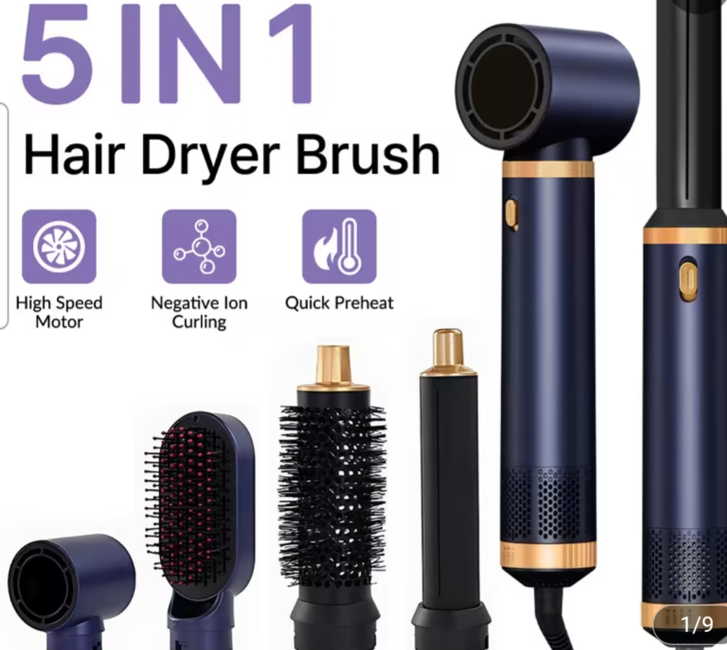 5 in 1 hair dryer brush