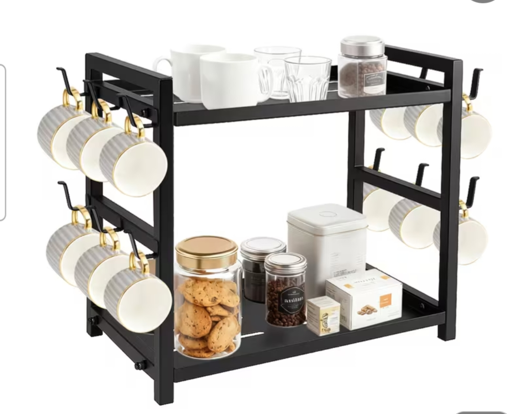 2 tier coffee cup stand
